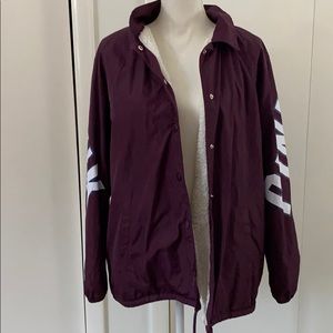PINK varsity jacket